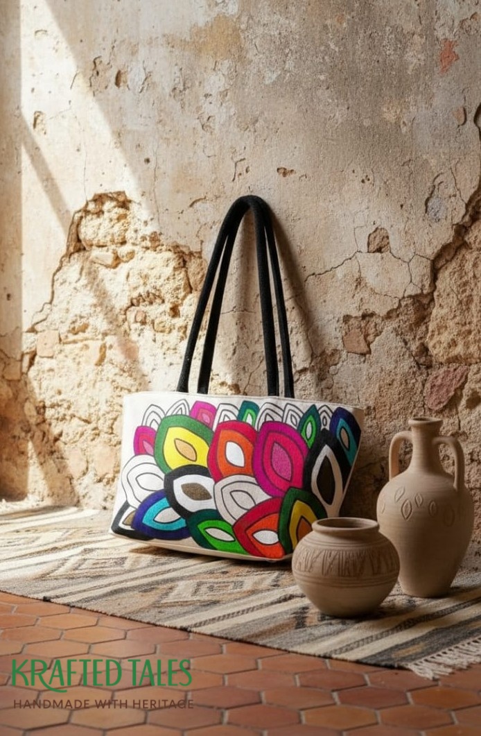 Handmade bag in Kolkata India